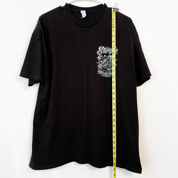 Sturgis 2022 82nd Motorcycle Rally T-Shirt Black Grayscale Mens XL Short Sleeve - Picture 5 of 8